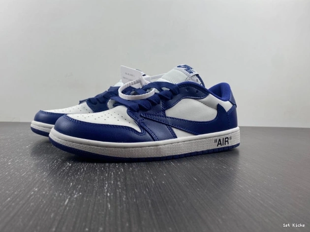 TRAVIS OFF-WHITE CUSTOM DM7890-101 1 X AIR JORDAN X SCOTT 0728